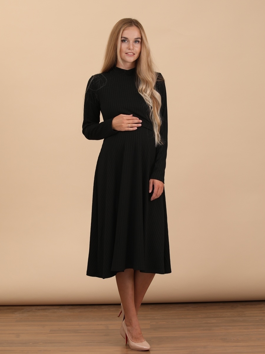 115505 ФЭСТ Платье для беременных и кормящих женщин с длинным рукавом