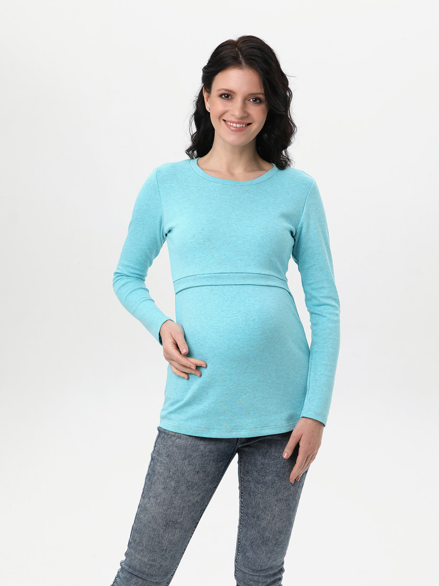 145505 FEST Джемпер для беременных и кормящих женщин с длинным рукавом