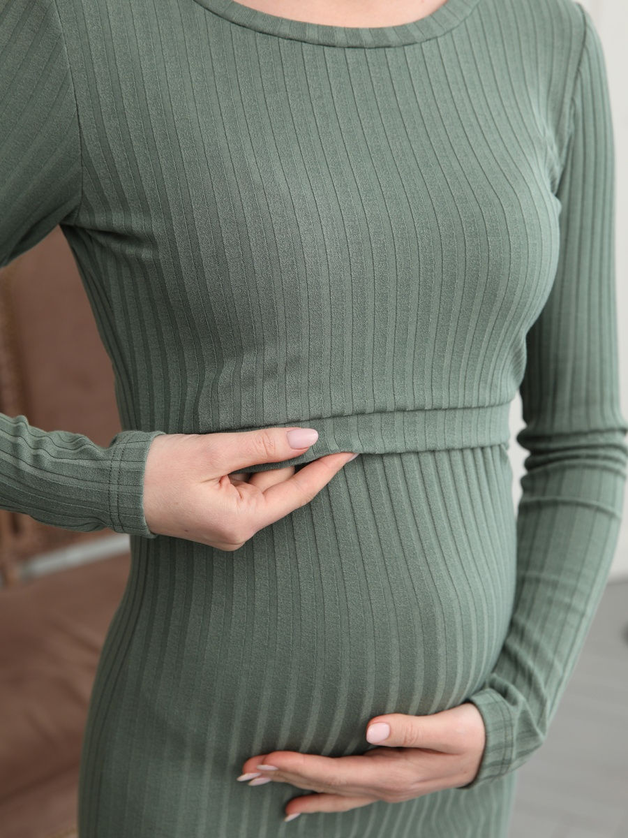 138505 FEST Платье для беременных и кормящих женщин с длинным рукавом