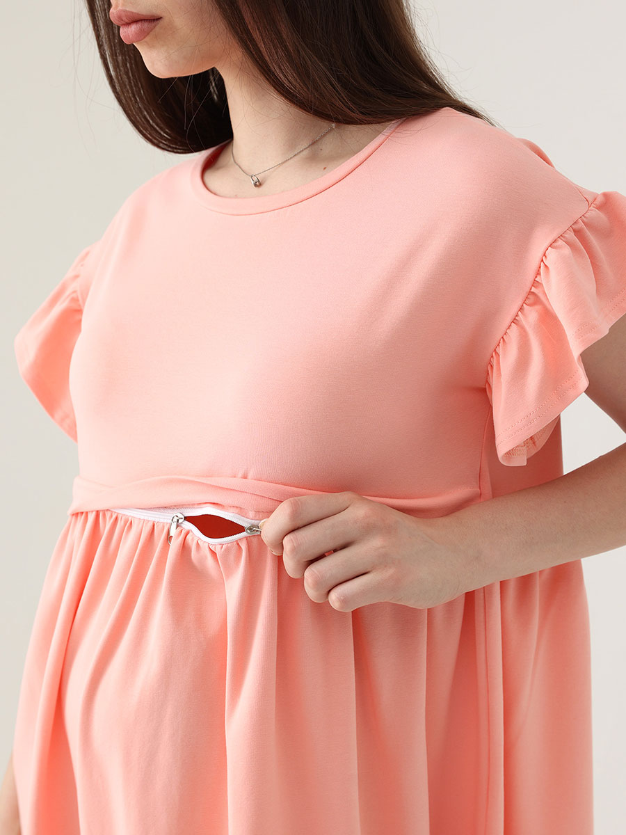 321505 FEST Платье для беременных и кормящих женщин с коротким рукавом