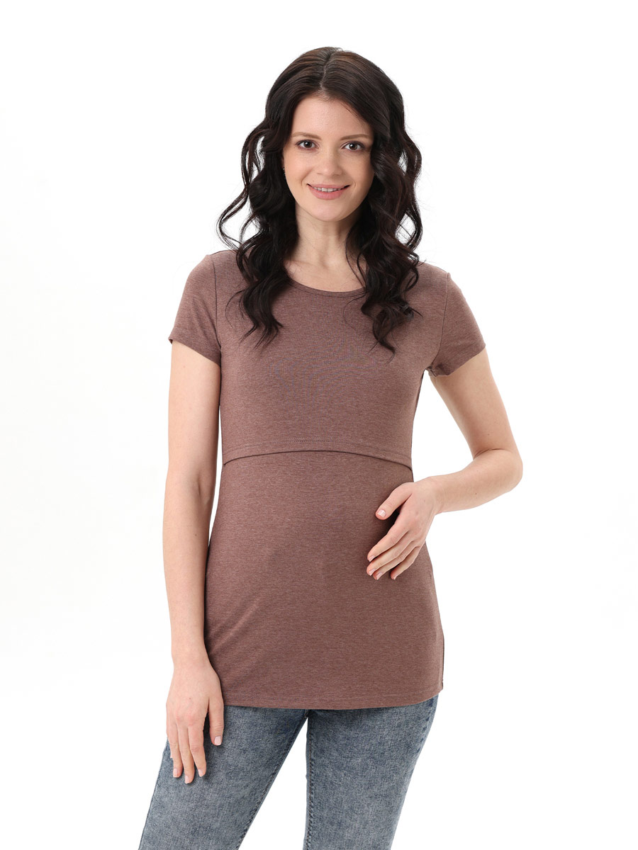 125505 ФЭСТ Джемпер для беременных и кормящих женщин с коротким рукавом