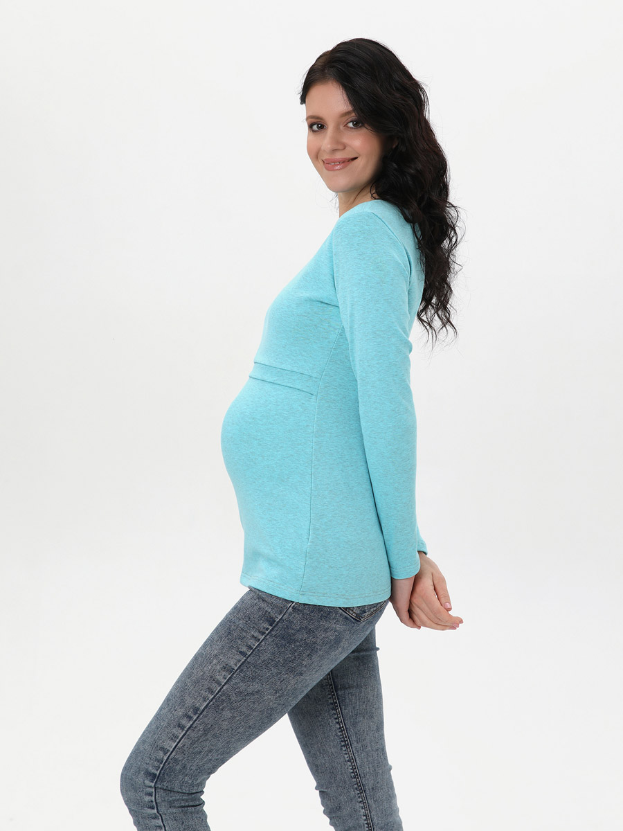 145505 FEST Джемпер для беременных и кормящих женщин с длинным рукавом