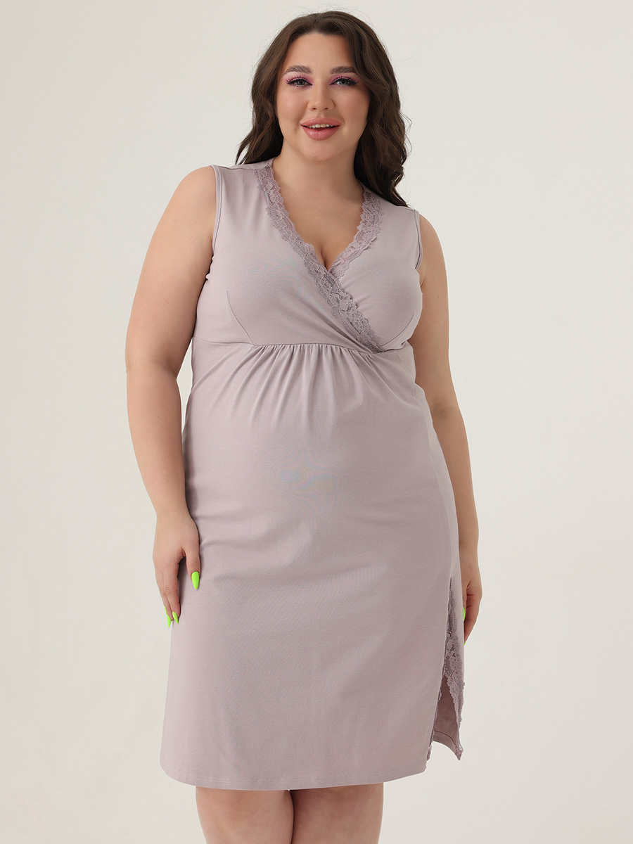 134505 BASIC PLUS Сорочка для беременных и кормящих женщин